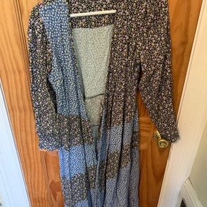 Floral Americana Folk Cottage Wrap Dress Nasty Gal
